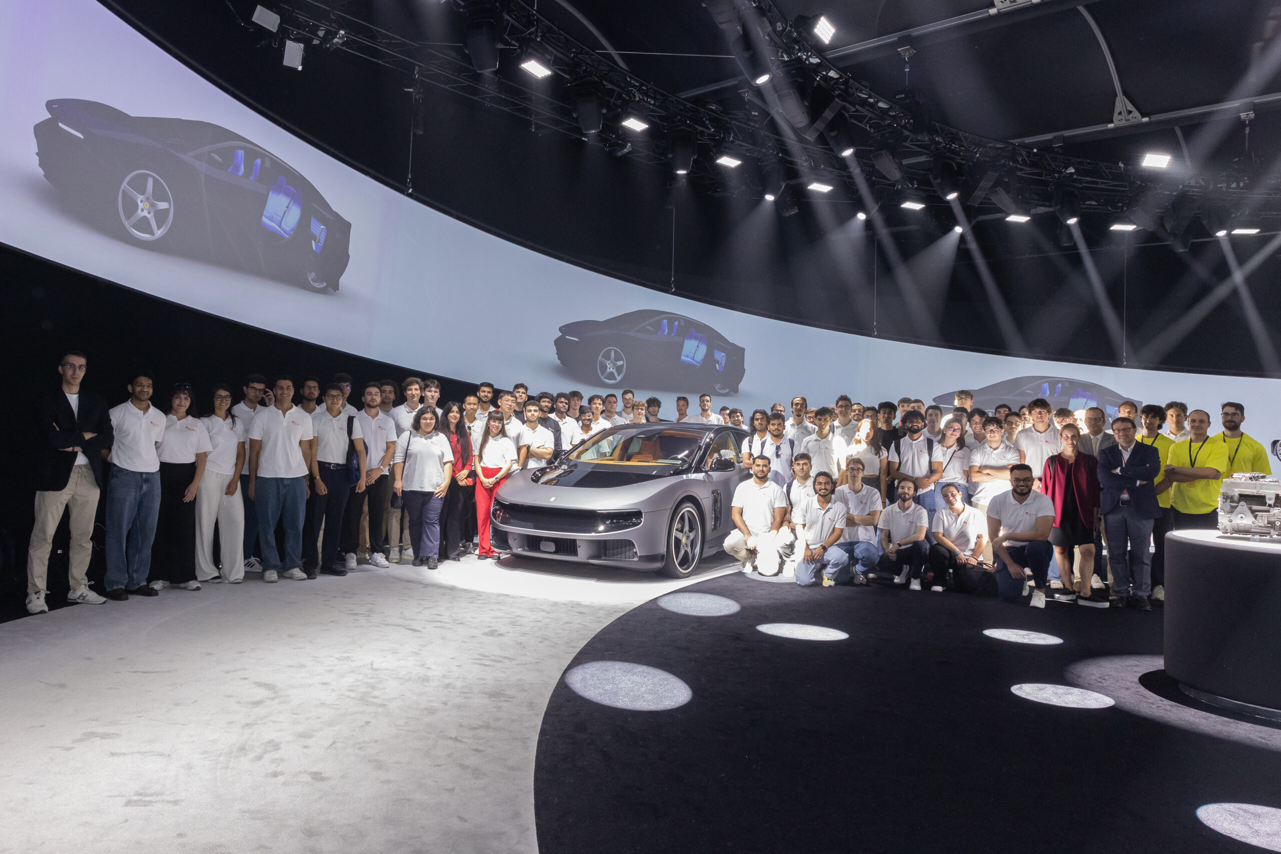 Ferrari Luce: Industry lecture and Car presentation | MUNER students welcomed at Ferrari